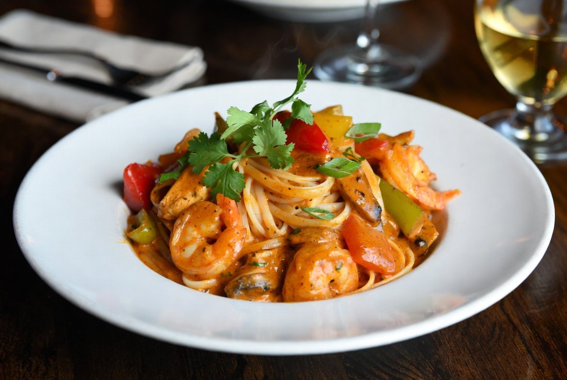 Asian Curry Linguine