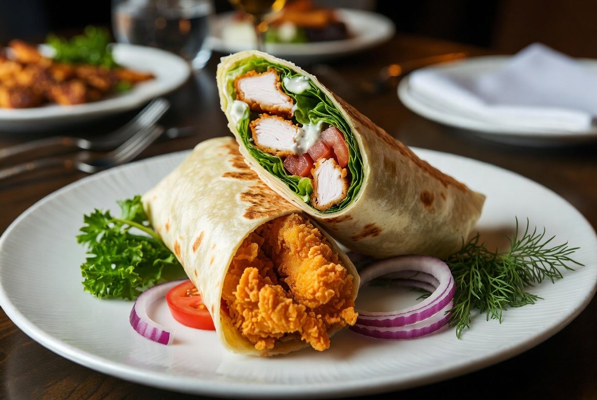 Crispy-Chicken-Ranch-Wrap