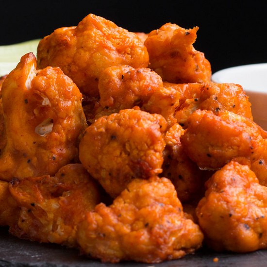 Crispy Buffalo Cauliflower