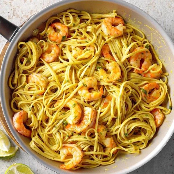 Asian Curry Linguine 
